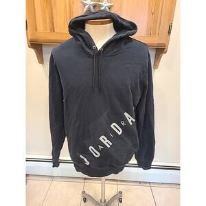 Mens Nike Air Jordan "AJ6" Black/Silver 833922-010 Hoodie Size L